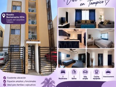 DEPARTAMENTO EN RENTA EN TAMPICO